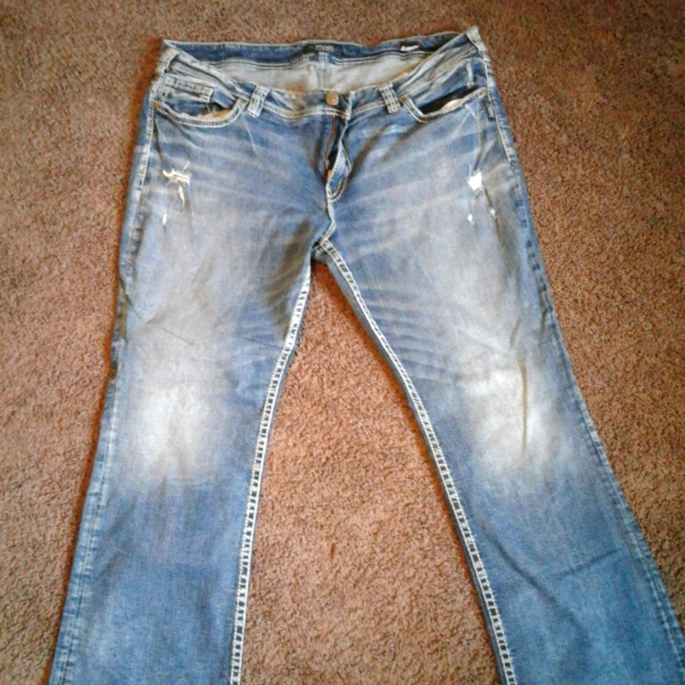 Silver jeans